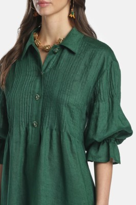 LUISA SPAGNOLI - Długa sukienka koszulowa